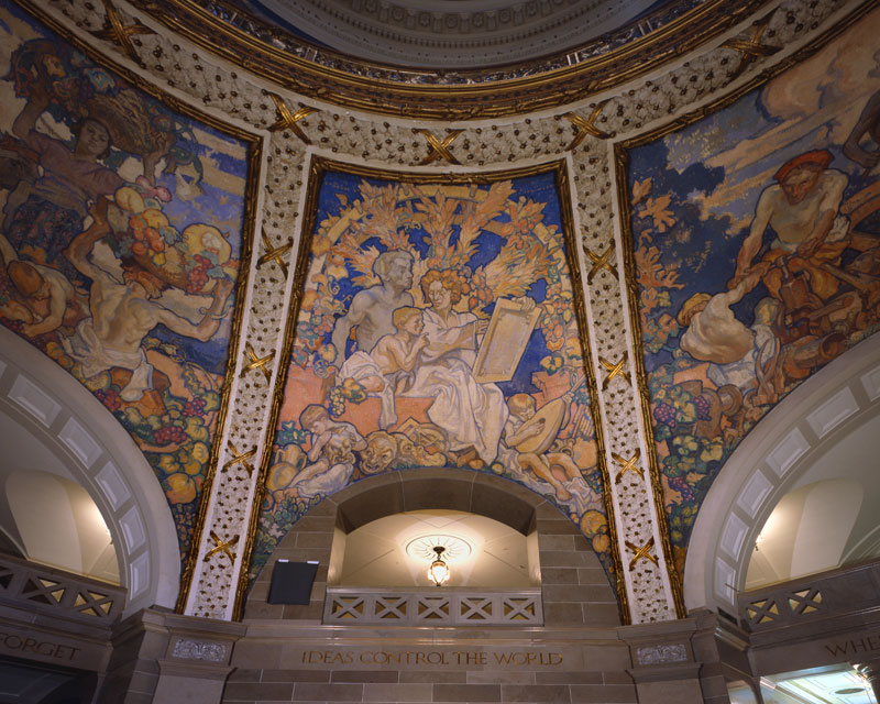 Rotunda Mural by Frank Brangwyn, Missouri State Capitol Building (1917) © MSA & MO State Capitol Commission